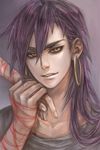  arist:xearo long_hair magi_the_labyrinth_of_magic male male_focus purple_hair sinbad sinbad_(magi) solo xearo xearo_(pixiv_id_1127460) 