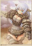  blue_eyes blue_hair female gaius highres long_hair personification shadow_of_the_colossus shigatake 