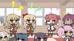  /\/\/\ 6+girls :d ahoge akaza_akari animated animated_gif black_hair black_legwear blonde_hair blood blue_eyes blue_hair blush_stickers bow bow_panties brown_eyes chibi closed_eyes dancing double_bun fang female_pervert funami_yui furutani_himawari grey_hair hair_bobbles hair_bow hair_intakes hair_ornament hair_ribbon hairband holding holding_panties ikeda_chitose indoors instrument jitome kneehighs knees_together_feet_apart long_hair marie_(lowson110) matsumoto_rise multiple_girls music nanamori_school_uniform nosebleed o_o oomuro_sakurako open_mouth panties peeking_out pervert pink_hair playing_instrument purple_hair red_eyes red_hair ribbon school_uniform serafuku short_hair short_twintails skirt smelling smile sparkle standing sugiura_ayano sweatdrop tambourine toshinou_kyouko twintails underwear underwear_sniffing white_panties window yoshikawa_chinatsu yuru_yuri 