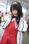  asian blue_eyes cosplay hairband himemiya_chikane kannazuki_no_miko matsunaga_ayaka photo real sailor sailor_uniform school_uniform serafuku uniform 