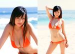  beach bikini highres matsumoto_sayuki ocean photo side-tie_bikini swimsuit 