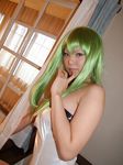  c.c. cc code_geass cosplay green_hair kohina photo swimsuit 