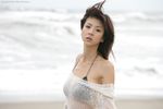  beach bikini_top hoshino_aki photo s_book sweater 