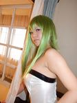  c.c. cc code_geass cosplay green_hair kohina photo swimsuit 