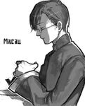  axis_powers_hetalia chinese_clothes glasses macau_(hetalia) madoi madoi_(artist) male male_focus short_hair solo 