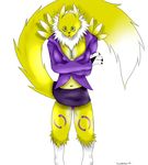  canine digiman digimon digital female fluffy fox mammal renamon tail teacher 