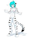  breasts chest_tuft crossgender edit feline female fur hair keidran mammal mr_cat nipples nude post_transformation pussy striped stripes suprised_face surprise tail tiger tom_fischbach trace_legacy tuft twokinds 