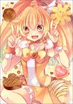  :d blonde_hair blush bow chocolate choker cure_peace double_v eyelashes hair_flaps heart kise_yayoi kokonoe_miya magical_girl open_mouth orange_choker precure skirt smile smile_precure! solo teeth v valentine wide_ponytail yellow yellow_bow yellow_eyes yellow_skirt 