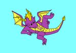  balls cum dragon erection feral horn male masturbation oral penis plain_background purple_dragon scales scalie solo spyro spyro_the_dragon video_games wings 