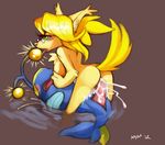  canine cowgirl cum cum_inside female feral kayla-na lanturn licking light male merveille_million nintendo nipple_pinch penis pok&eacute;mon pussy sex solatorobo tongue video_games 