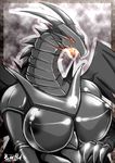  black_nipples breasts claws dragon duel_monster female fire furry horn looking_at_viewer nipples no_humans red-eyes_black_dragon red_eyes red_eyes_black_dragon scalie solo wings ymbk yu-gi-oh yu-gi-oh! 