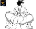  anal big_butt big_hips butt hair male mewtwo monochrome muscles pok&eacute;mon quofalcon thighs toy xanry 