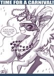  cutie_mark dialog english_text equine female feral friendship_is_magic hair horn horse john_joseco looking_at_viewer mammal mardi_gras mask my_little_pony pony princess_celestia_(mlp) smile solo text tumblr wing_boner winged_unicorn wings 