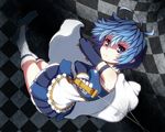  artist_request blue_eyes blue_hair cutlass_(sword) cutlass_(weapon) dual_wielding magical_girl mahou_shoujo_madoka_magica miki_sayaka 