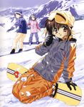  goggles highres mamoru_(sister_princess) sister_princess snow snowboard tenhiro_naoto 