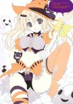  cameltoe halloween karomix karory pantsu sketch skirt_lift tagme thighhighs witch 