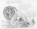  arthos black_and_white comic cub dialog dialogue english_text feline feral greyscale kunei leovictor leovictor64 lion male mammal monochrome shaded sketch sykur text young 