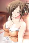  akizuki_sara breasts cleavage happy highres katei_kyoushi_no_oneesan large_breasts smile 
