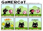  black black_fur cat celesse comic cute english_text feline fur gamer_cat gamercat inhaling kirby kirby_(series) mammal samantha_whitten star text transformation vorarephilia vore 