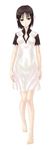 1girl dress elf elf_ears female ico ico_(game) plain_background see-through solo standing white_background yorda 