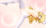  artist_request blush breasts censored female gradient gradient_background highres large_breasts lying mario_(series) nintendo nipples no_pussy princess_peach solo super_mario_bros. tansoku102cm thighhighs 