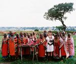  africa belt binoculars boots dress headdress kenya leah_dizon photo tribe 