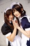  cosplay highres hirazuka_yuki maid maid_apron maid_uniform photo tairano_mai twintails 