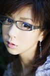  glasses highres hoshino_aki photo vest 