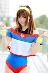  battle_athletes cosplay gym_uniform hairband kanzaki_akari kikiwan photo 