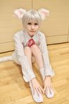  animal_ears character_request cosplay dog_ears dress_shirt footwear highres photo ryuuki shirt shorts socks source_request tagme_character tagme_series 