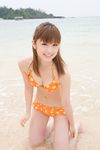  autumn_breeze beach bikini highres ocean ogura_yuko ogura_yuuko photo polka_dot polka_dots swimsuit 