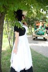  anya apron cosplay dog_ears highres maid maid_apron maid_uniform photo 