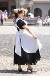  anya apron cosplay dog_ears highres maid maid_apron maid_uniform photo tail 