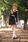  blonde_hair character_request cosplay footwear highres photo pleated_skirt sagiri_shion sailor sailor_uniform school_uniform serafuku skirt socks source_request tagme_character tagme_series 