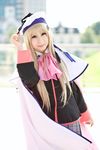  beret cape cosplay hat highres kudoryafuka_nomi little_busters little_busters! noumi_kudryavka photo plaid pleated_skirt raiko sailor sailor_uniform school_uniform serafuku skirt 