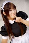  cosplay highres hirazuka_yuki maid maid_apron maid_uniform photo 