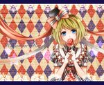  bow candy dress food kagamine_rin nou vocaloid 