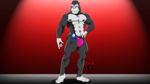  abs anthro ape biceps big_muscles fabfelipe gorilla looking_at_viewer male mammal muscles nipples pecs pose primate ribbons solo speedo swimsuit underwear 