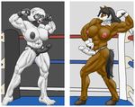  bear biceps big_breasts breasts couple dildo equine female fighter fighting_ring flexing gloves hellbridge hooves horse invalid_tag mammal mask muscles muscular_female nipples penis pussy ring sex_toy strapon 