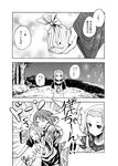  akiyama_mio comic ebibaachan fireworks greyscale highres hirasawa_yui japanese_clothes k-on! kimono monochrome multiple_girls tainaka_ritsu translated 