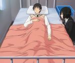  amagami bed nanasaki_ai screen_capture tachibana_junichi 