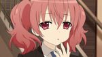  animated_gif finger_licking inu_x_boku_ss pink_hair red_eyes roromiya_karuta twin_tails 