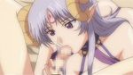  animated_gif censored demon_girl fellatio magical_witch_academy oral penis penis_grab purple_eyes screen_capture silver_hair 