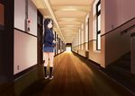 akiyama_mio black_hair hino_minato_(spec.c) k-on! long_hair school_uniform shoes solo stairs uwabaki 