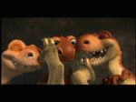  animated cgi dinosaur film licking movie paws scalie tongue 