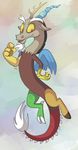  discord_(mlp) friendship_is_magic happycrumble looking_at_viewer male my_little_pony solo 
