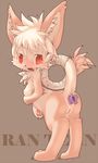  anal_penetration anthro dildo feline female looking_at_viewer mammal masturbation penetration pussy rodent run=turn sex_toy solo standing tail_tales yaminabe_aries 
