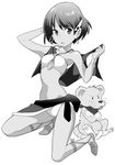  :o armpits bad_id bad_pixiv_id bare_shoulders bob_cut bracelet cross-laced_sandals crossed_arms earrings fushigi_no_umi_no_nadia greyscale hair_ornament hairclip hand_behind_head hoop_earrings jewelry king_(nadia) lion loincloth long_legs midriff monochrome nadia neck_ring necklace one_knee panties pantyshot pantyshot_(sitting) saitou_yahu sandals short_hair sitting strapless tubetop underwear undressing vest 