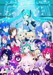  6+girls absurdres ahoge aqua_eyes aqua_hair beret black_hair blonde_hair blue_eyes braid brown_eyes brown_hair cat crossover cul detached_sleeves everyone glasses green_eyes green_hair gumi hat hatsune_miku headphones highres hiyama_kiyoteru ia_(vocaloid) kaai_yuki kagamine_len kagamine_rin kaito kamui_gakupo kasane_teto kizawa_hiroto lily_(vocaloid) long_hair looking_at_viewer megpoid_(vocaloid3) megurine_luka meiko mew_(vocaloid) momone_momo multiple_boys multiple_girls necktie nekomura_iroha niconico one_eye_closed open_mouth pink_hair purple_eyes purple_hair red_eyes red_hair savami sf-a2_miki short_hair short_hair_with_long_locks skirt smile tone_rion twin_braids twintails utane_uta utau v very_long_hair vocaloid voiceroid yuzuki_yukari 