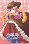  cosplay grabro gundam highres mawaru_penguindrum parody princess_of_the_crystal princess_of_the_crystal_(cosplay) seizon_senryaku solo standing_on_object thighhighs uni_tenten z'gok 